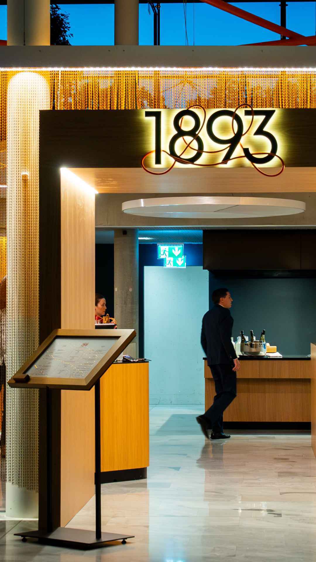 1893 by EHL -restaurant entrance